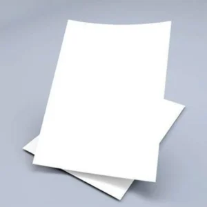 A1 Color Chart Paper Sheet – White
