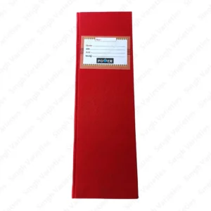 Red Canvas Cloth Hard Long Chothiya Book