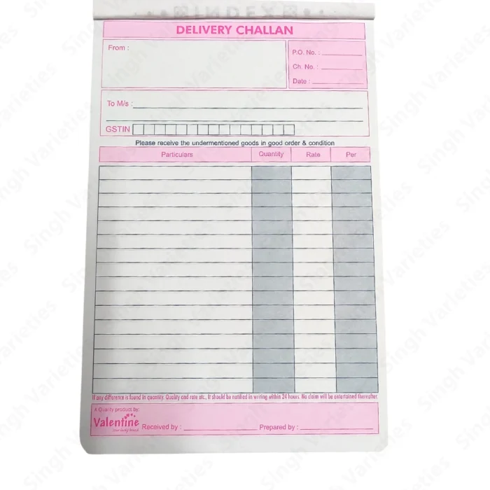 Delivery Challan Book – Efficient Record-Keeping for Smooth Deliveries, 1pc - Image 2