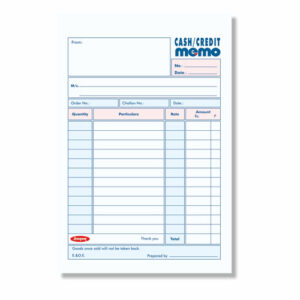 Cash Credit Memo