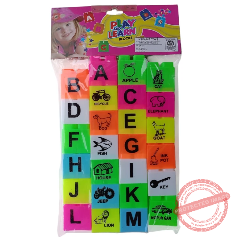 001 Play and Learn ABCD Blocks Games for Kids