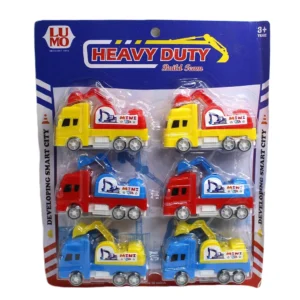 603J Mini Jcb Pull Back Car Set
