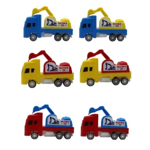 603J Mini Jcb Pull Back Car Set