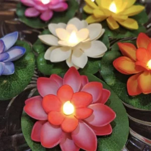 Artificial LED Floating Lotus Flowers