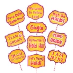Party Decoration – Haldi Ceremony Party Props Set