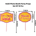 Party Decoration – Haldi Ceremony Party Props Set