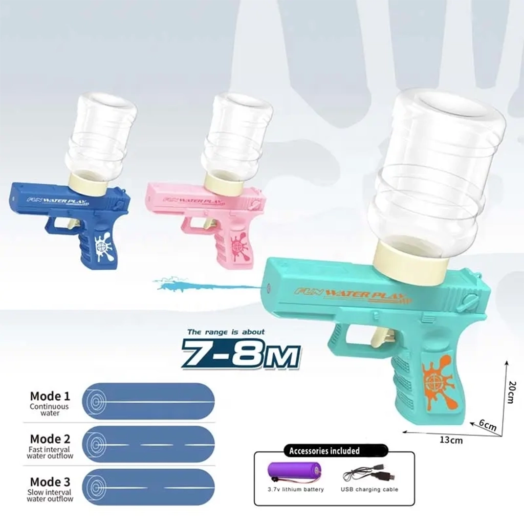 111 Mini High-Pressure Holi Pichkari Electric Water Gun