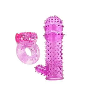 Dragons Crystal Condom & Vibrating Ring Super Combo Pack for Men – Reusable, Stretchable & Pleasure-Enhancing