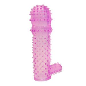 Crystal Washable & Reusable Silicone Extra Dotted Condom – Stretchable, Soft & Skin-Friendly (Pack of 1)