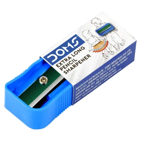 Doms Pencil Sharpener Extra Long – Precision Sharpening for Smooth Writing & Drawing