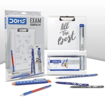 Doms Stationery Kit – Exam Essential Kit | All-in-One Exam Pack for Students ✏️📏 (Pack of 1)