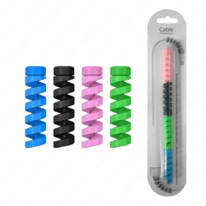 Highly Flexible Silicone Cable Protectors – Durable Cable Saver for Charging Cords, USB Wires & Headphone Cables, Universal Fit for iPhone, Android & More