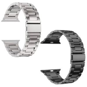Metal Chain Watch Strap Band 42mm–49mm – Premium Stainless Steel Adjustable Replacement Band for Smartwatches and Traditional Watches