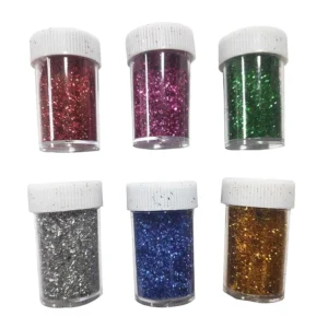 Glitter Sparkle Powder – 15g Multicolor Glitter Dust for Resin Art, Nail Art, DIY Crafts & Decoration | Shimmer Pigment for Slime, Cards, Ornaments and More