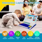 1101 English Learner Educational Laptop for Kids – 20 Learning & Fun Activities | Interactive Toy with Display & Sound - Image 3