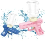 111 Mini High-Pressure Holi Pichkari Electric Water Gun | Automatic Squirt Gun with 300CC Tank & 25-32 Feet Range (Pack of 1) - Image 3