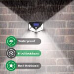 100 Solar LED Sensor Security Lamp for Home and Garden Outdoors - Image 2