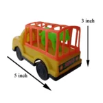 2016 Mini Zoo Animal Truck Toy 5 inch - Mini Size Toy For Kids & Children (Multicolor, Pack of 1) - Image 3
