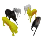 335-6 Wild Animals 6pcs Set for Kids – Fun, Educational and Perfect for Imaginative Play (Pack of 6pcs) - Image 2