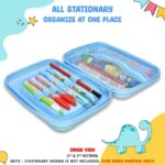 3D Pencil Case – Big | Compartments Cover School Supply | Students, Stationery Box | Pencil Box Stylish Multipurpose for Boys & Girls - Image 2