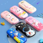 3D Pencil Case – Small | Compartments Cover School Supply | Students, Stationery Box | Pencil Box Stylish Multipurpose for Boys & Girls - Image 4