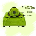 3D Spray Smoke RC Car – Remote Control Car with LED Lights & Realistic Smoke Effect | High-Speed Rechargeable Light-Up Drift Car Toy for Kids - Image 3