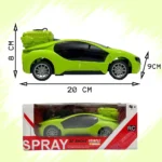 3D Spray Smoke RC Car – Remote Control Car with LED Lights & Realistic Smoke Effect | High-Speed Rechargeable Light-Up Drift Car Toy for Kids - Image 5