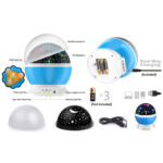 Star Master Projector Lamp with USB Wire - Image 6