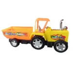 9999 Tractor Trolly Pull String 10 inch - Medium Size Toy For Kids & Children (Multicolor, Pack of 1)