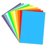 A3 Size Hard Colored Paper Sheet 120–210 GSM – Premium Thick Craft Paper for Art, School & Office Use