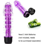 Classic Vibrator for Women | Dragon Beard Stick with Crystal Barbed Design & Vibrating Stimulation (Pack of 1) - Image 5