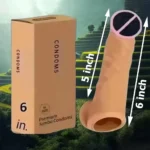 Jumbo Reusable Stream Dragon Silicone Condom for Men – Natural Feel, Dotted Design, Premium Pack (Pack of 1) - Image 8