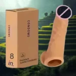 Jumbo Reusable Stream Dragon Silicone Condom for Men – Natural Feel, Dotted Design, Premium Pack (Pack of 1) - Image 6