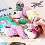 Flair Creative Acrylic Paint Marker Set – 12 Vibrant Shades for Art, DIY, Craft, Rock, Glass & Fabric - Image 6