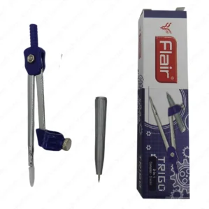 Flair Trigo 2 in 1 Compass Divider – Precision Drawing Tool for School, Office & Engineering Use