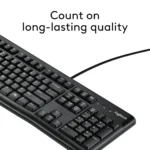 Logitech K120 Wired Keyboard – Comfortable, Durable, Spill-Resistant Design for Home, Office & Laptop Use - Image 3
