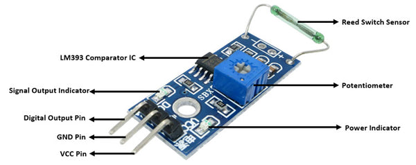 Reed Sensor Module Pinout