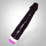 Silicone 8.7” Personal Dildo Massager for Women | G-Spot Ergonomic Vibrating Wellness Tool (Black)