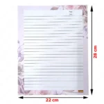 Vision A4 Project Paper - Designing One Side Ruled for Neat and Organized Work