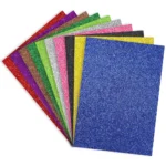 A4 Glitter Sparkles Foam Sheet Paper – Add Shine to Your Craft Projects (Pack of 1)
