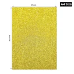 A4 Glitter Sparkles Foam Sheet Paper – Add Shine to Your Craft Projects (Pack of 1) - Image 2