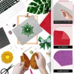 A4 Glitter Sparkles Foam Sheet Paper – Add Shine to Your Craft Projects (Pack of 1) - Image 6