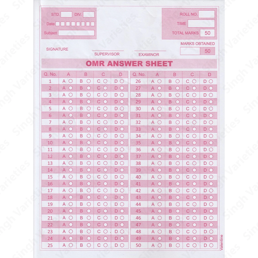 a4-omr-answer-sheet-loose-1 A4 OMR Answer Sheet Loose, 1 pc - Image 1