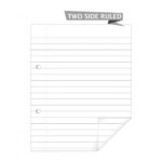 A4 Project Paper – One/Two Side Ruled for Neat and Organized Work - Image 2