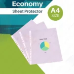 A4 Size Transparent U-Folder Sleeves – Waterproof & Durable Document Protectors - Image 2
