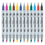 Add Gel Calligraphy Colouring Pen – Twin Tip Brush 12 Pen Set | Perfect for Art, Lettering & Doodling - Image 4