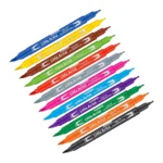 Add Gel Softline Little Artist Colouring Pen 12 Pen Set - Twin Tip Brush – Perfect for Artists & Creative Minds - Image 4