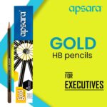 Apsaras Pencil - Gold HB Pencils - Image 2