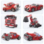 Architect 23-in-1 Racing Car, SUV & Mini Truck Building Blocks Set – 278+ Pcs STEM Educational Construction Toy for Kids - Image 2