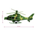 Army Helicopter Pull String 10 inch - Medium Size Toy For Kids & Children (Multicolor, Pack of 1) - Image 3